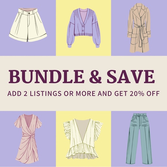 💖🛍️BUNDLE & SAVE!! 20%+ off on bundles of 2 items or more!! - Picture 1 of 1